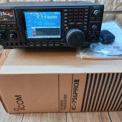 Icom IC-756PRO2 KF/6m 100W all mode, ATU