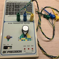 BK PRECISION 510A TRANSISTOR TESTER