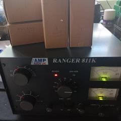 Wzmacniacz KF+WARC Ranger 811 firmy AMP UK, nowe lampy. 800W+, stan idealny.