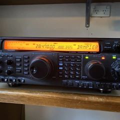 Yaesu FT-920, TCXO, KF+6m,  100W, ATU, DSP.