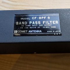 COMET CF BPF6 - 50MHz Band Pass Filter 6m 150W ochrona przed KF + 88-108MHz