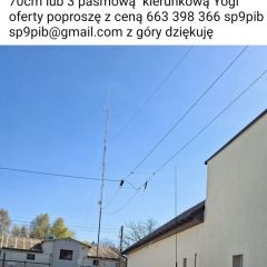 Zamienię Dipol 2-30MHz kf Komunica PWR-WD-230 na antenę 2m 70cm lub 3 pasmową