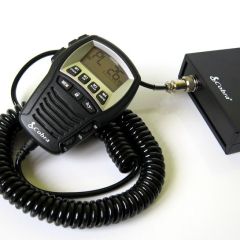 COBRA 75 ST EU CB radio z sound tracker do dyskretnego montażu - sterowanie w mikrofonie + Antena Wilson Little Wil