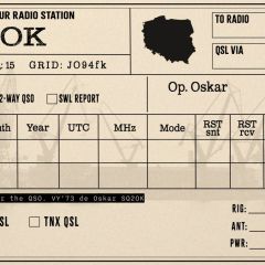 Twoja wyjątkowa karta QSL – projekt dopasowany do Ciebie