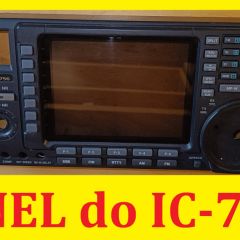 PANEL KLAWIATURKA POKRYWA GÓRNA i DOLNA części obudowy do ICOM IC-756 SP2AND elementy blachy
