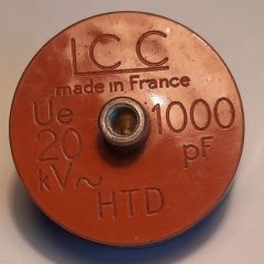 1000pF 20 kV - wysokonapięciowy kondensator ceramiczny dyskowy