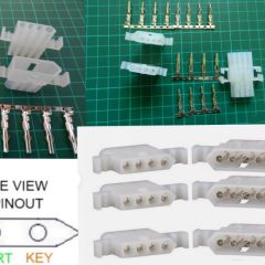 WTYK 4p + GNIAZDO 4p DO ATU IC.KENWOOD( Komplet).