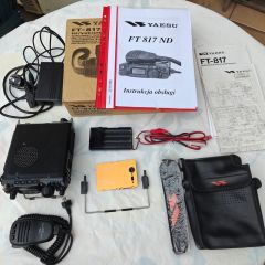 Yaesu ft-817 Lekki multimode i multiband transceiver z filtrem ceramicznym Murata 2.7Khz SSB oraz akumulatorem