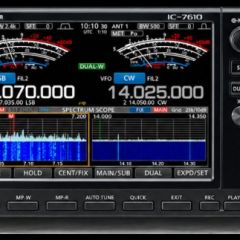 ICOM IC-7610 – stan perfekcyjny / gabinetowy + głośik ICOM SP-41 + mikrofon ICOM SM-30