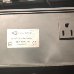 Autotransformator 230v/110v  1600w