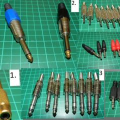 Wtyki/ adaptery jack 6,3/3,5mm do wyboru.
