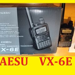 RADIOTELEFON YAESU VX-6E – 2m  VHF / 70cm UHF DUOBANDER Originale Opakowanie RADIOSTACJA TRX Ręczniak